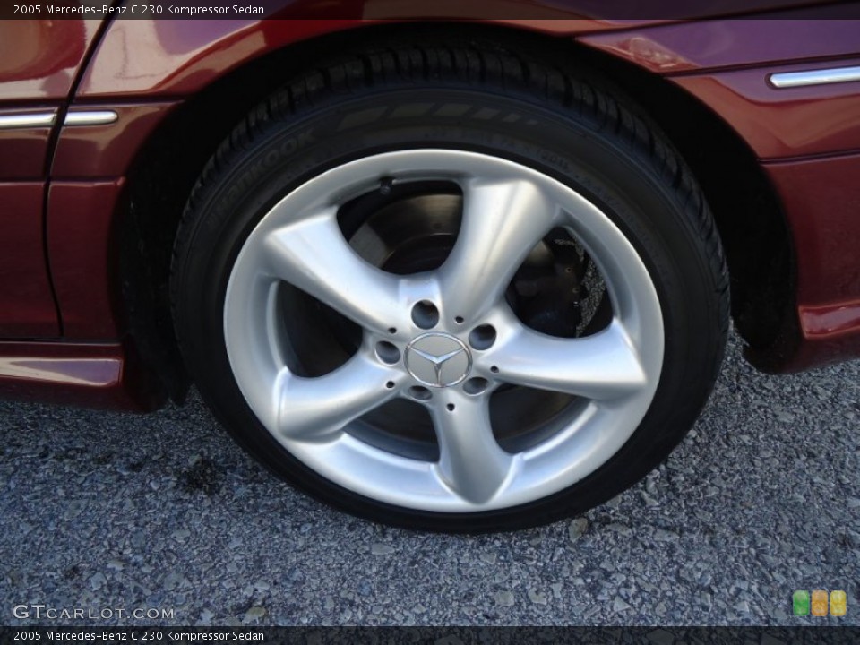 2005 Mercedes-Benz C 230 Kompressor Sedan Wheel and Tire Photo #59006850