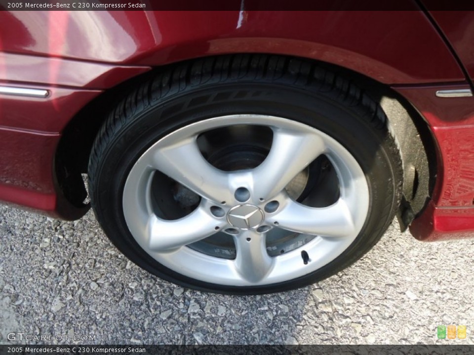 2005 Mercedes-Benz C 230 Kompressor Sedan Wheel and Tire Photo #59006873