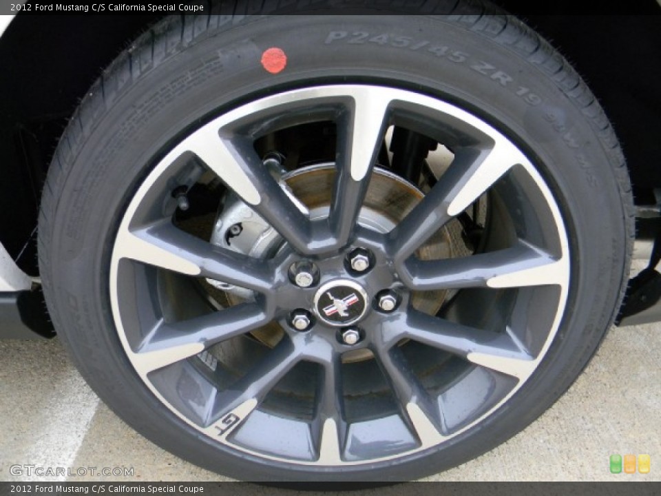 2012 Ford Mustang C/S California Special Coupe Wheel and Tire Photo #59008574