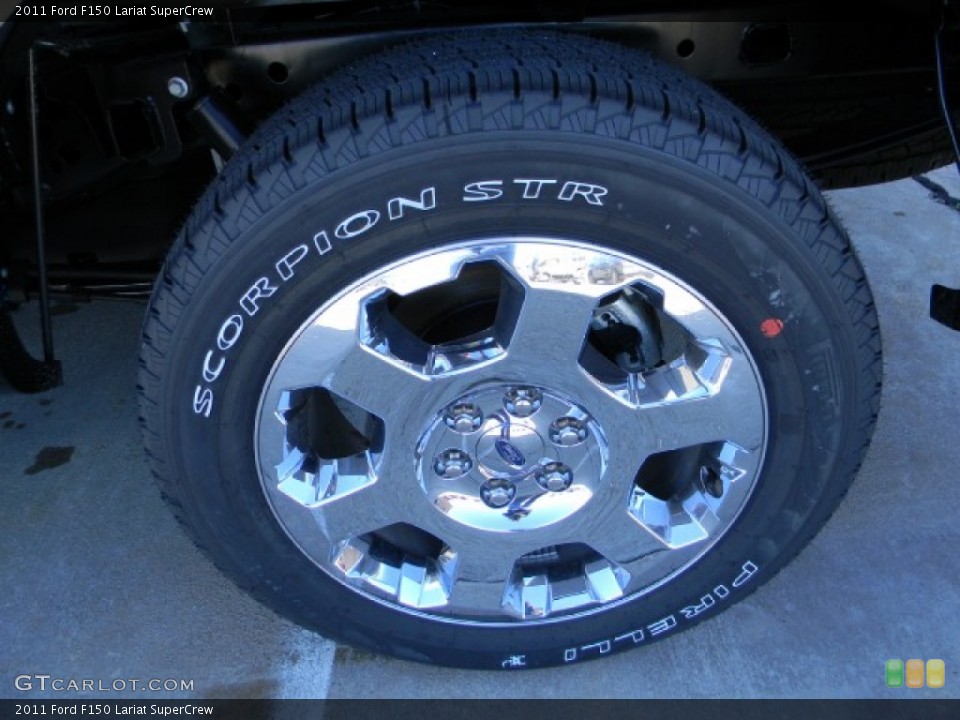 2011 Ford F150 Lariat SuperCrew Wheel and Tire Photo #59008898