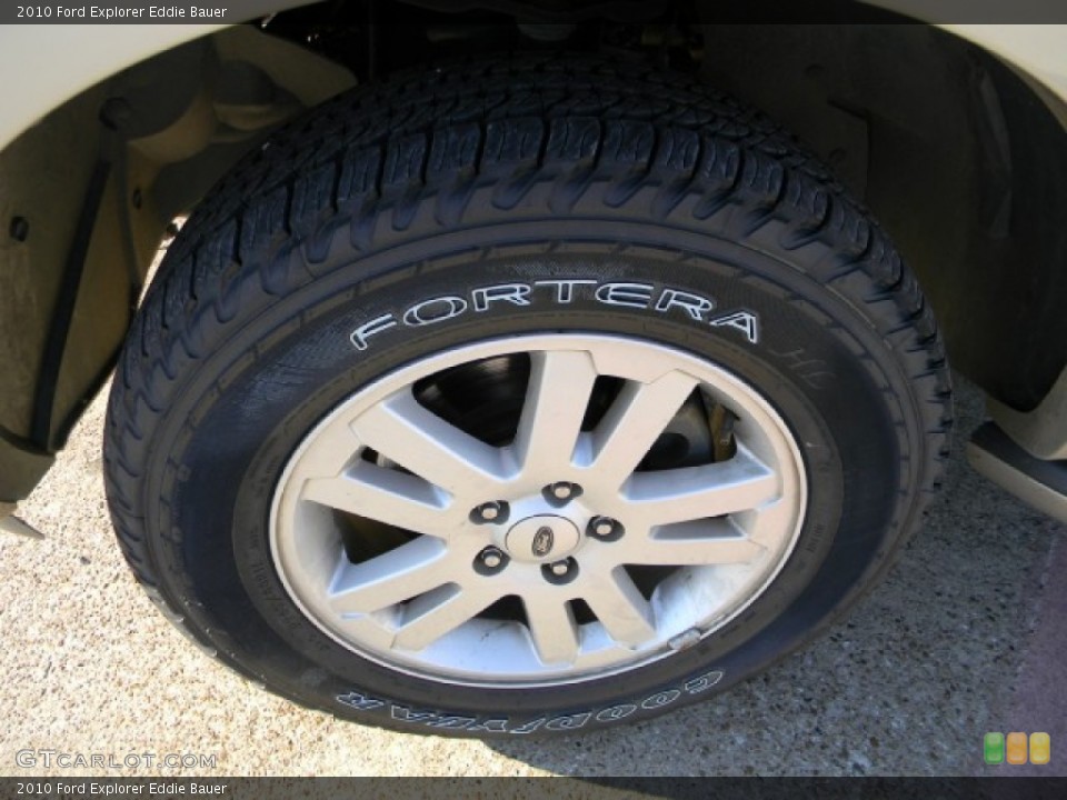 2010 Ford Explorer Eddie Bauer Wheel and Tire Photo #59010494