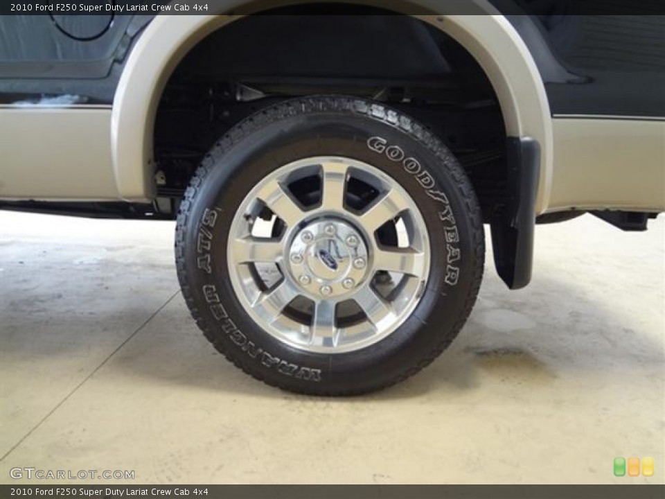 2010 Ford F250 Super Duty Lariat Crew Cab 4x4 Wheel and Tire Photo #59012942