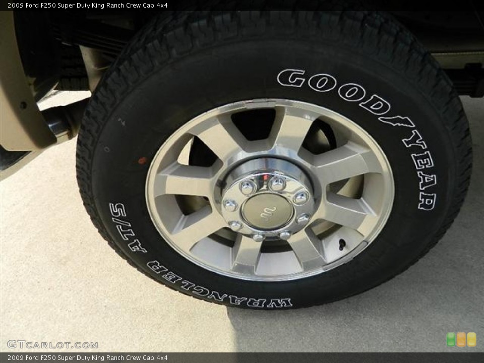 2009 Ford F250 Super Duty King Ranch Crew Cab 4x4 Wheel and Tire Photo #59017661