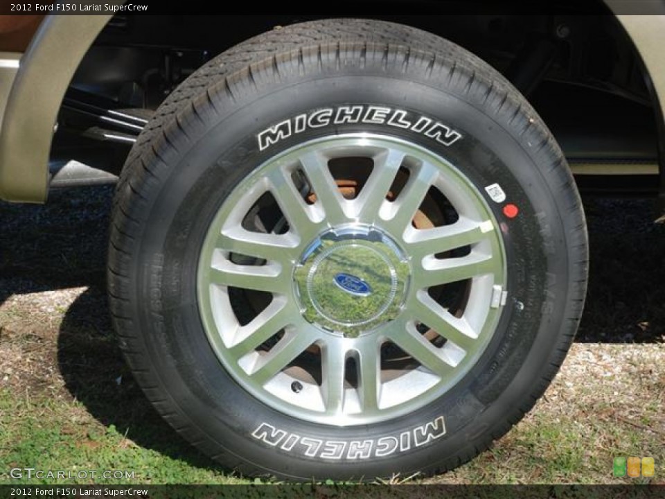 2012 Ford F150 Lariat SuperCrew Wheel and Tire Photo #59020520
