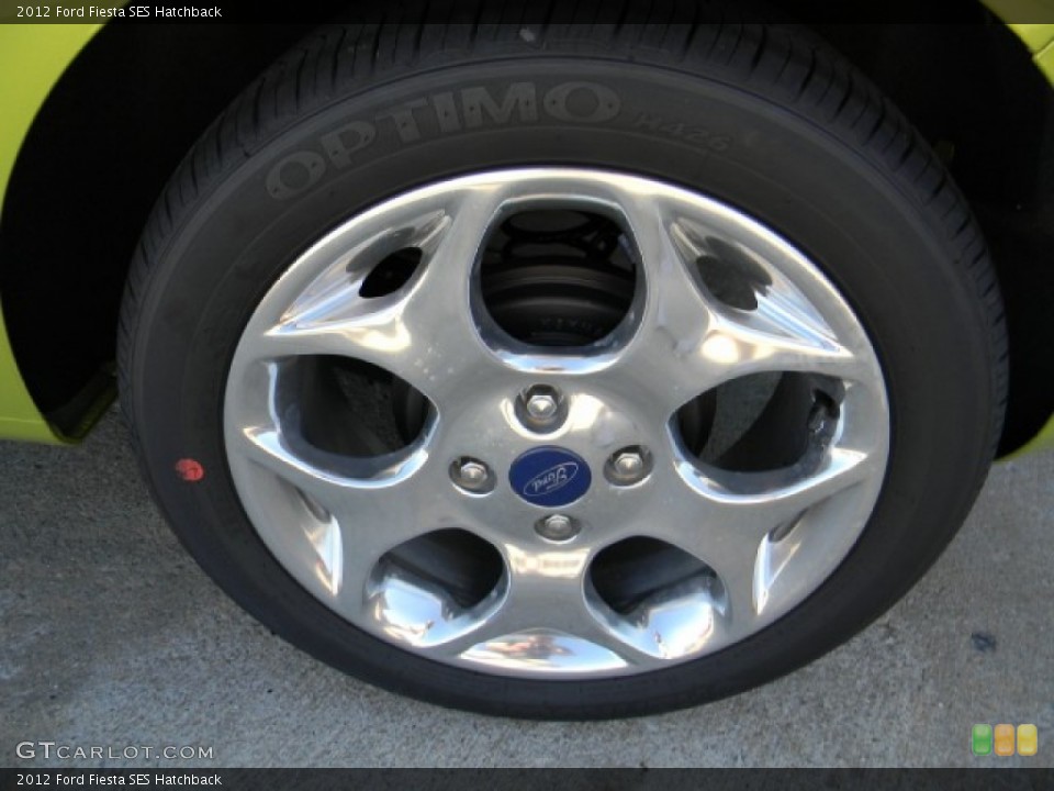 2012 Ford Fiesta SES Hatchback Wheel and Tire Photo #59022845