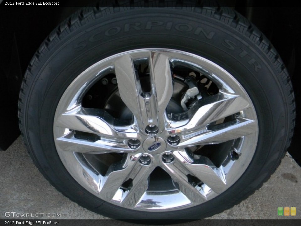 2012 Ford Edge SEL EcoBoost Wheel and Tire Photo #59023654