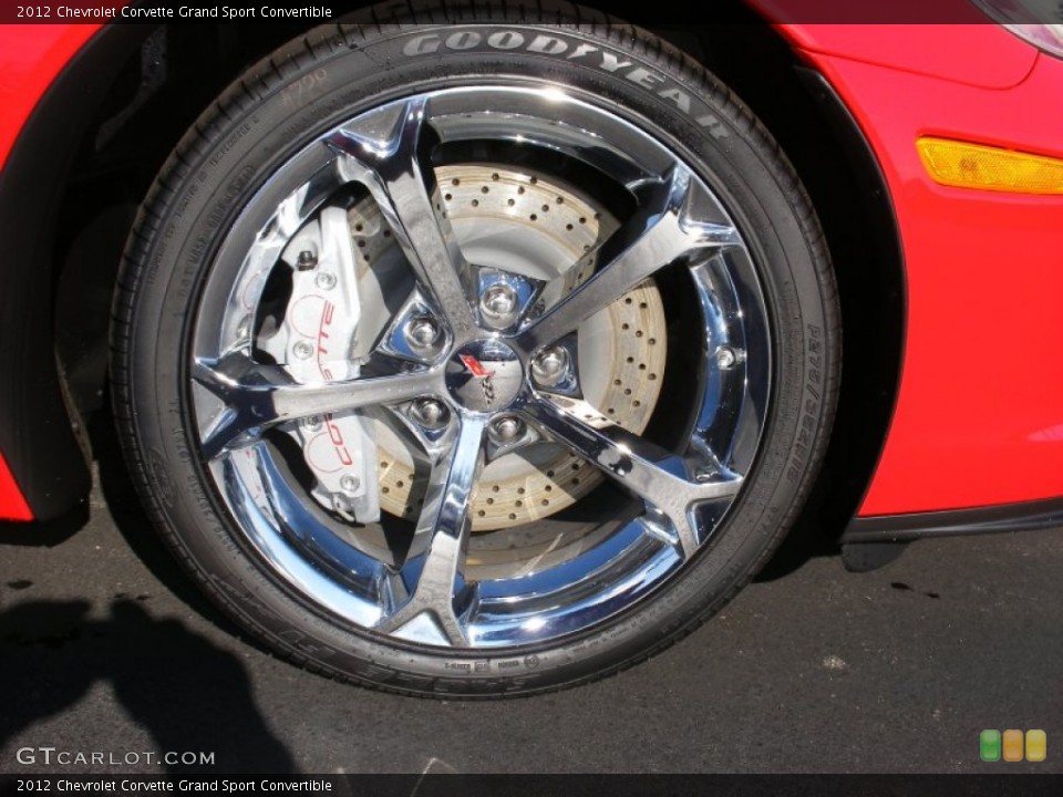 2012 Chevrolet Corvette Grand Sport Convertible Wheel and Tire Photo #59023764