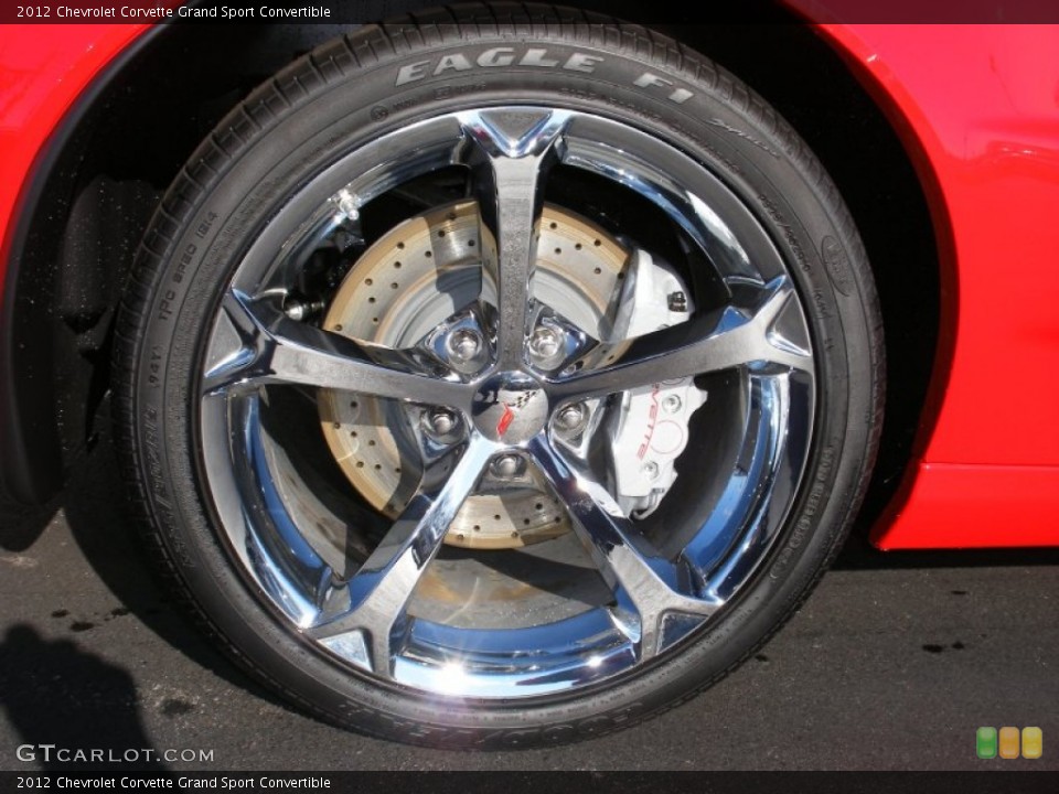 2012 Chevrolet Corvette Grand Sport Convertible Wheel and Tire Photo #59023773