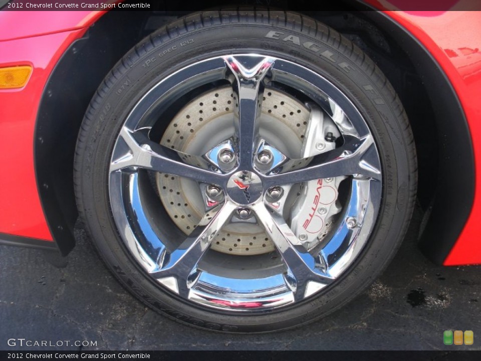 2012 Chevrolet Corvette Grand Sport Convertible Wheel and Tire Photo #59023791