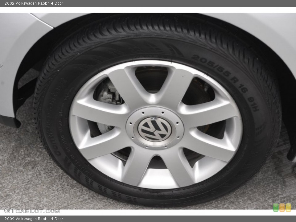 2009 Volkswagen Rabbit 4 Door Wheel and Tire Photo #59030011