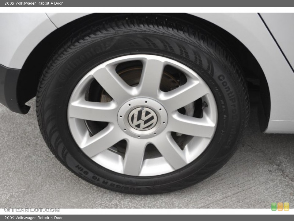 2009 Volkswagen Rabbit 4 Door Wheel and Tire Photo #59030042