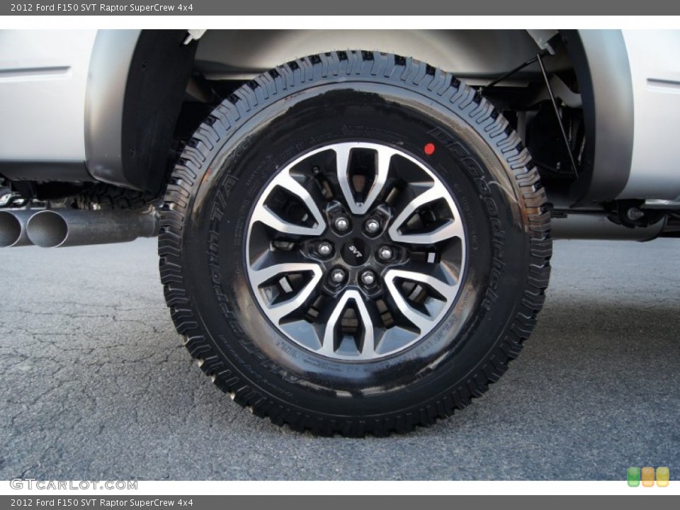 2012 Ford F150 SVT Raptor SuperCrew 4x4 Wheel and Tire Photo #59033104