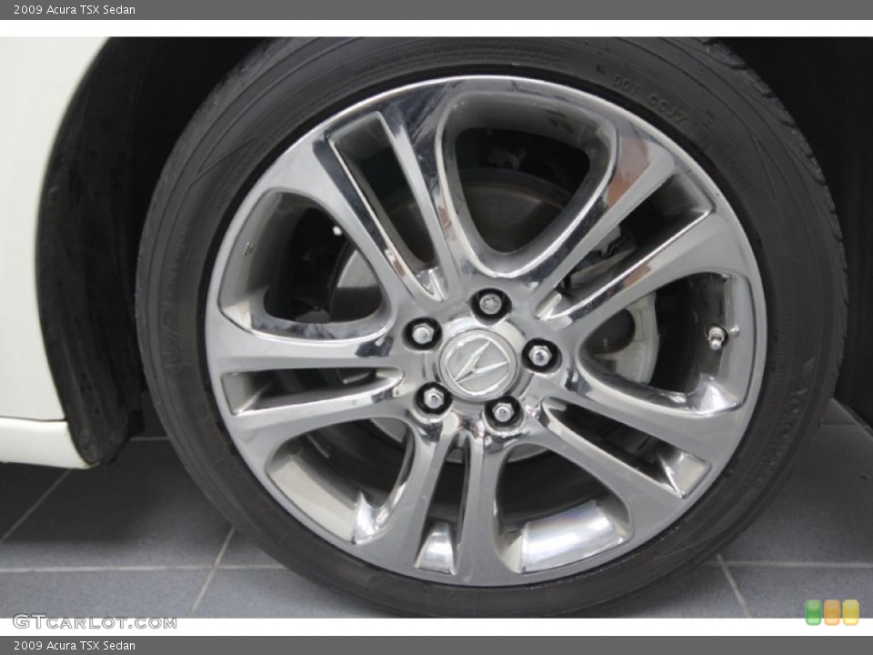 2009 Acura TSX Sedan Wheel and Tire Photo #59033662