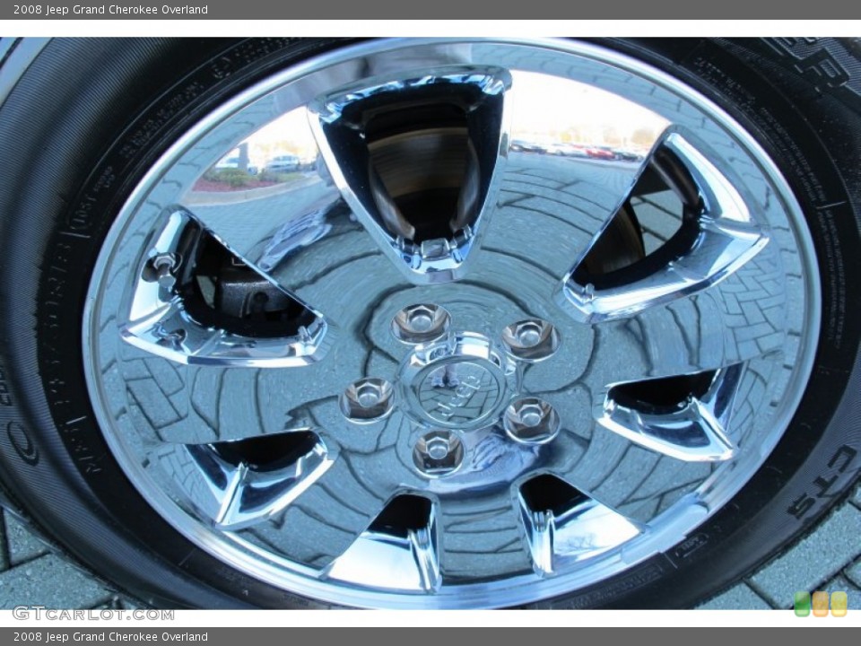2008 Jeep Grand Cherokee Overland Wheel and Tire Photo #59034295