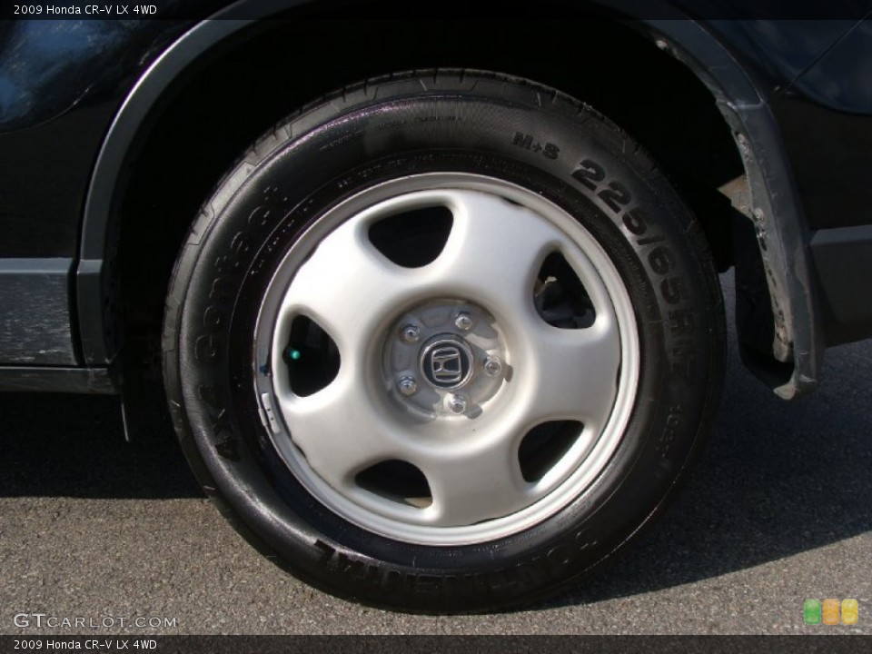 2009 Honda CR-V LX 4WD Wheel and Tire Photo #59036227