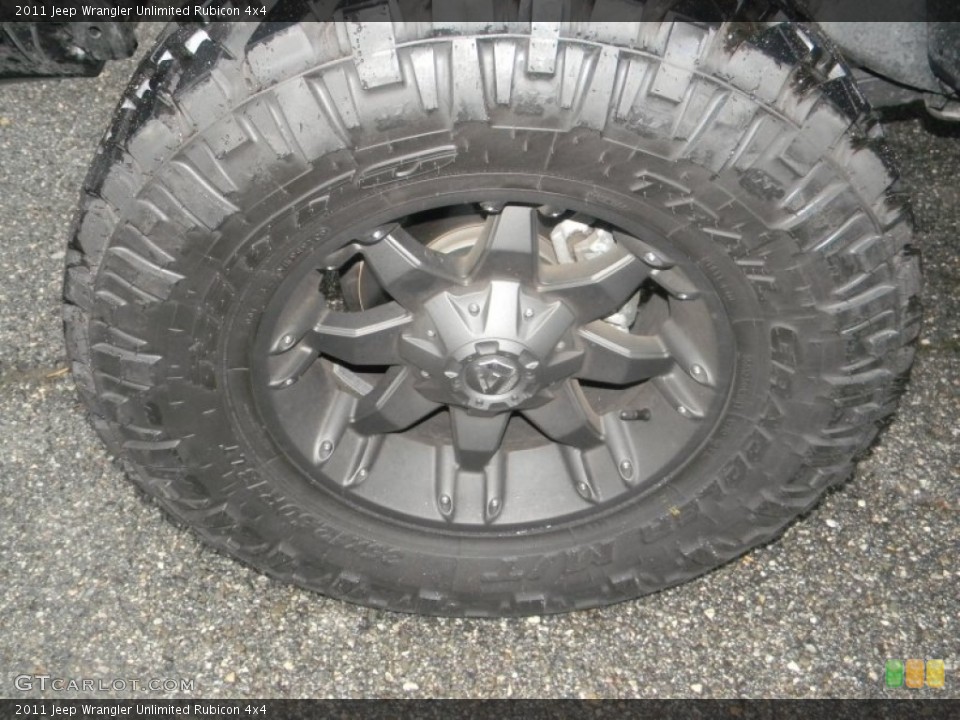 2011 Jeep Wrangler Unlimited Custom Wheel and Tire Photo #59038630