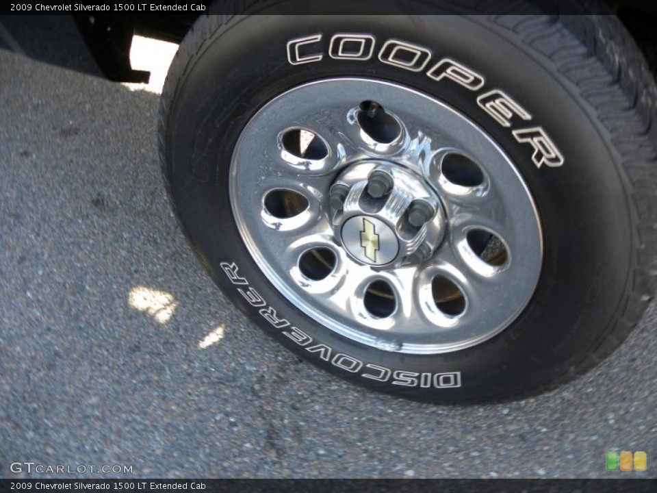 2009 Chevrolet Silverado 1500 LT Extended Cab Wheel and Tire Photo #59043331