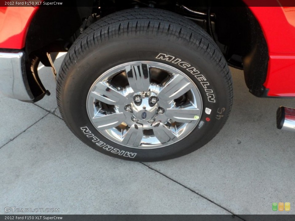2012 Ford F150 XLT SuperCrew Wheel and Tire Photo #59052570
