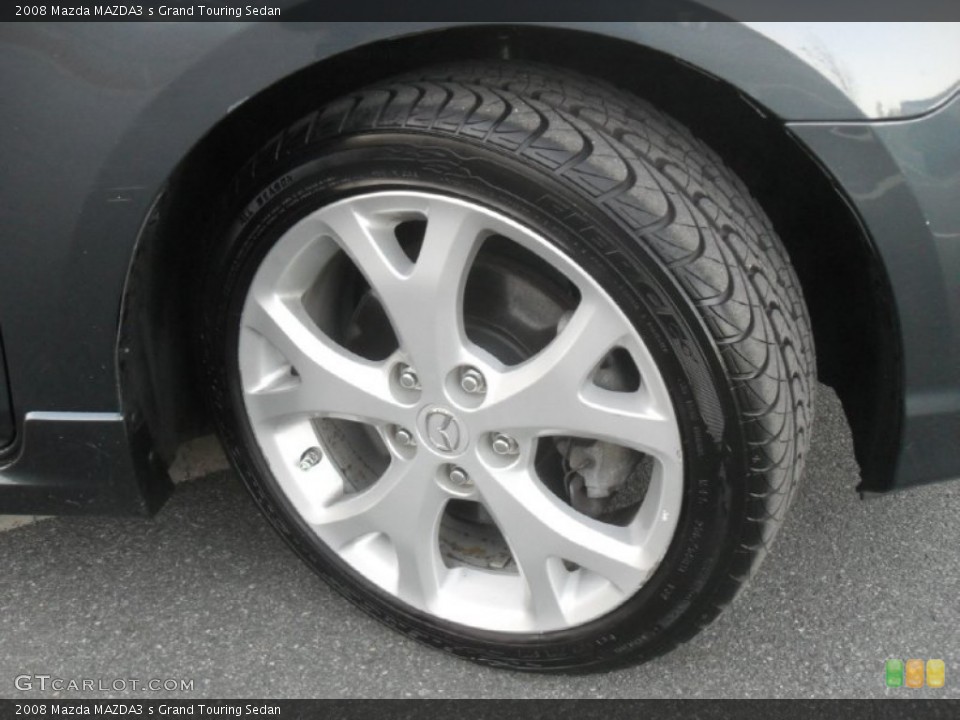 2008 Mazda MAZDA3 s Grand Touring Sedan Wheel and Tire Photo #59059042