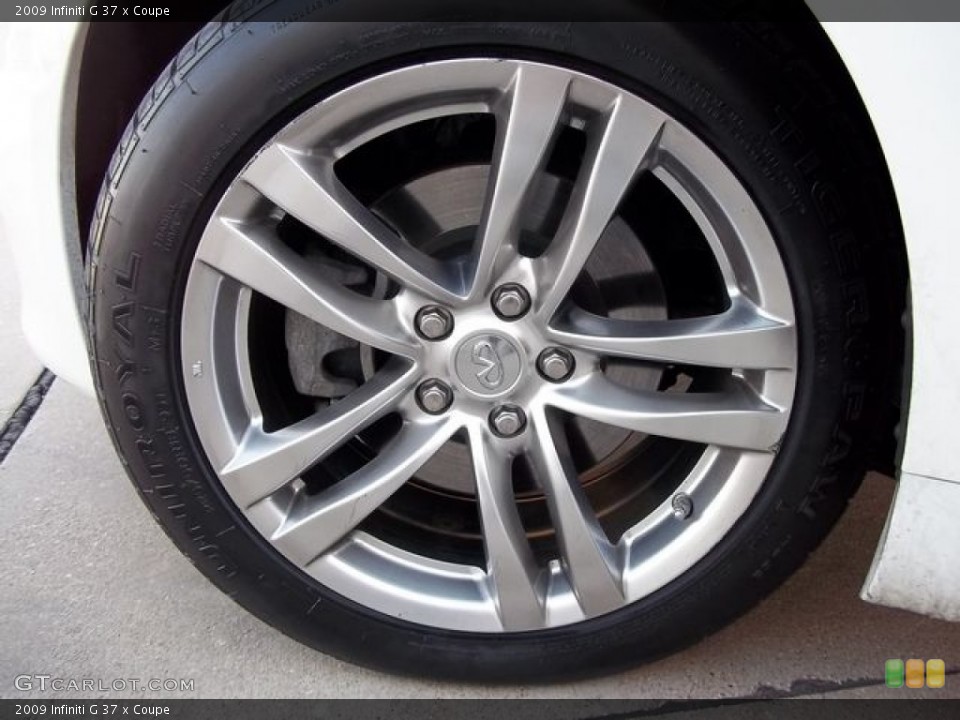 2009 Infiniti G 37 x Coupe Wheel and Tire Photo #59062873