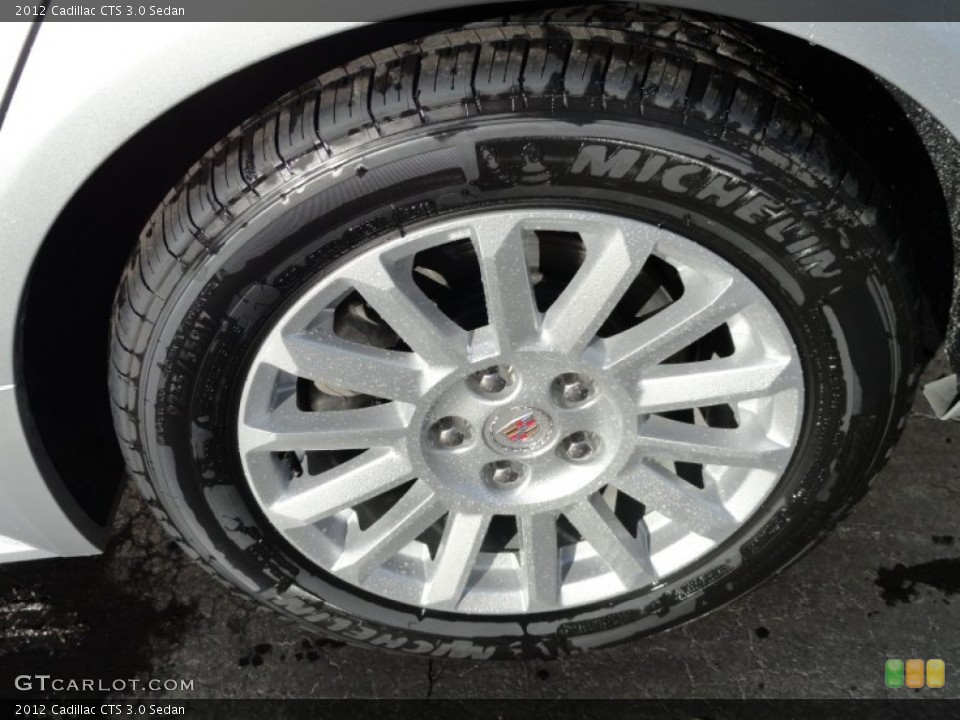 2012 Cadillac CTS 3.0 Sedan Wheel and Tire Photo #59067553