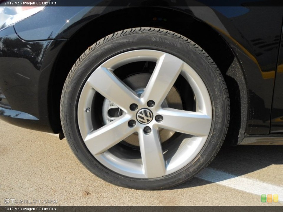2012 Volkswagen CC Lux Plus Wheel and Tire Photo #59072387