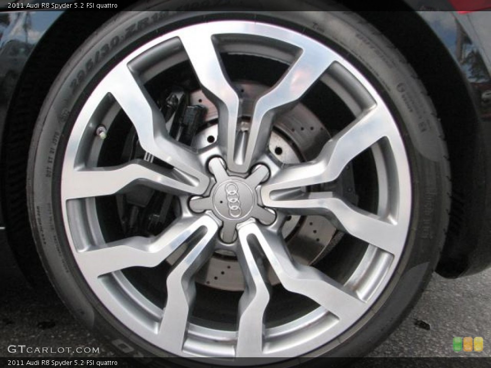 2011 Audi R8 Spyder 5.2 FSI quattro Wheel and Tire Photo #59074251