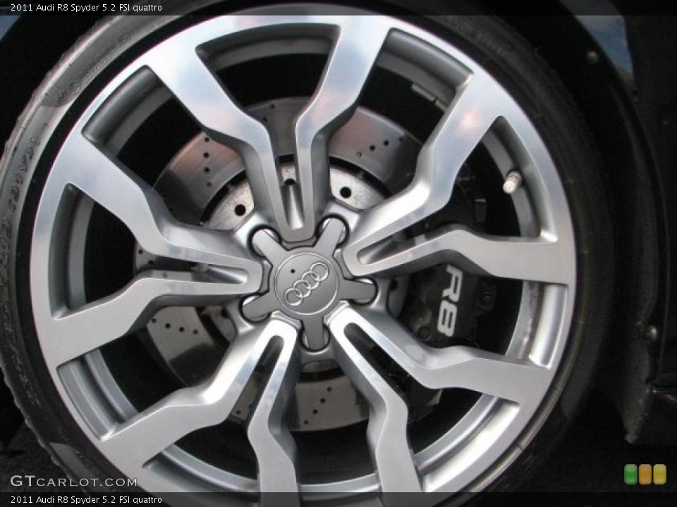 2011 Audi R8 Spyder 5.2 FSI quattro Wheel and Tire Photo #59074262