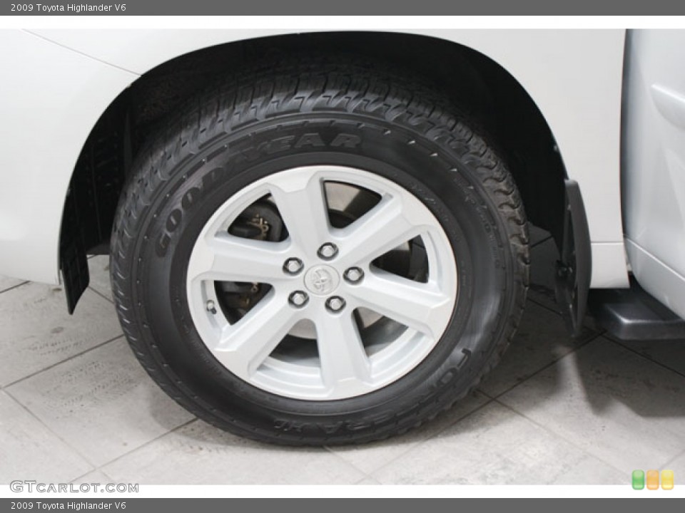 2009 Toyota Highlander V6 Wheel and Tire Photo #59077898