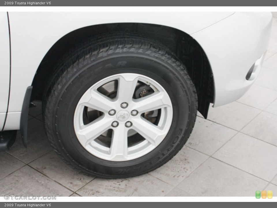 2009 Toyota Highlander V6 Wheel and Tire Photo #59077907
