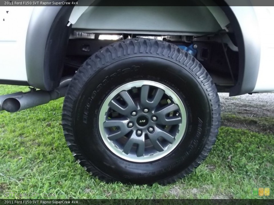 2011 Ford F150 SVT Raptor SuperCrew 4x4 Wheel and Tire Photo #59080999
