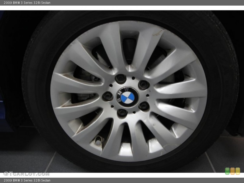 2009 BMW 3 Series 328i Sedan Wheel and Tire Photo #59081552