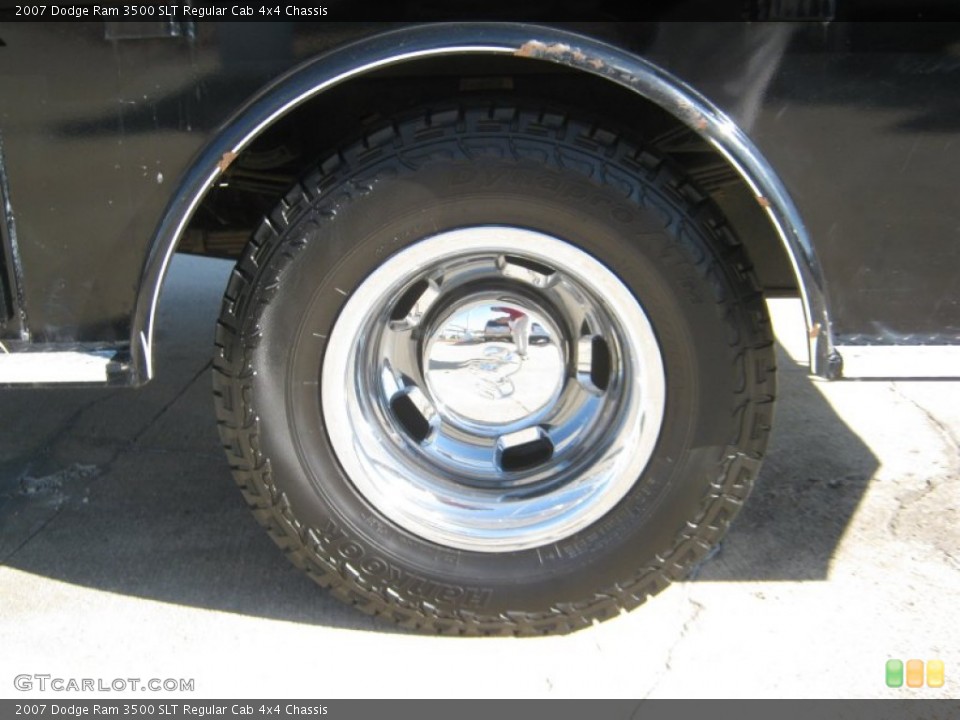 2007 Dodge Ram 3500 SLT Regular Cab 4x4 Chassis Wheel and Tire Photo #59084240
