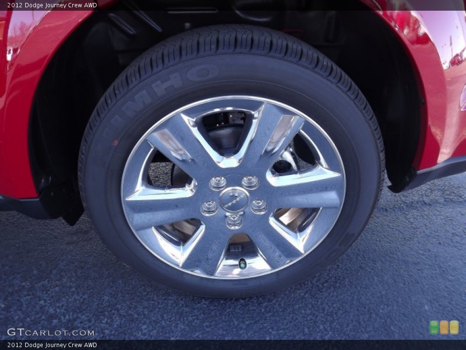 2012 Dodge Journey Crew AWD Wheel and Tire Photo #59091326
