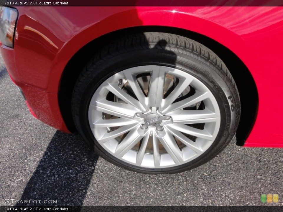 2010 Audi A5 2.0T quattro Cabriolet Wheel and Tire Photo #59093111
