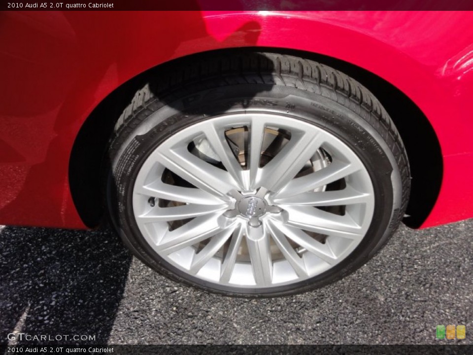 2010 Audi A5 2.0T quattro Cabriolet Wheel and Tire Photo #59093120