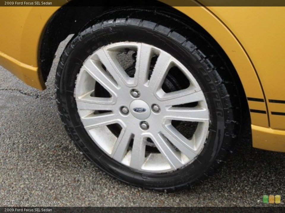 2009 Ford Focus SEL Sedan Wheel and Tire Photo #59093219