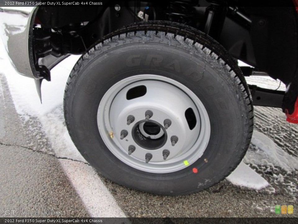 2012 Ford F350 Super Duty XL SuperCab 4x4 Chassis Wheel and Tire Photo #59094839