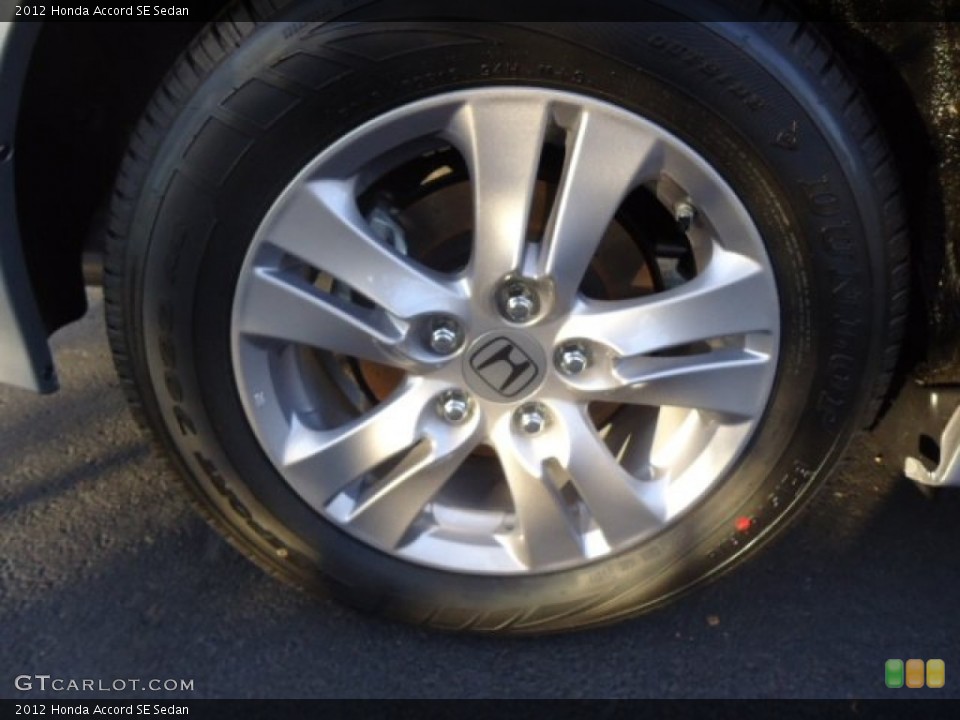 2012 Honda Accord SE Sedan Wheel and Tire Photo #59100782