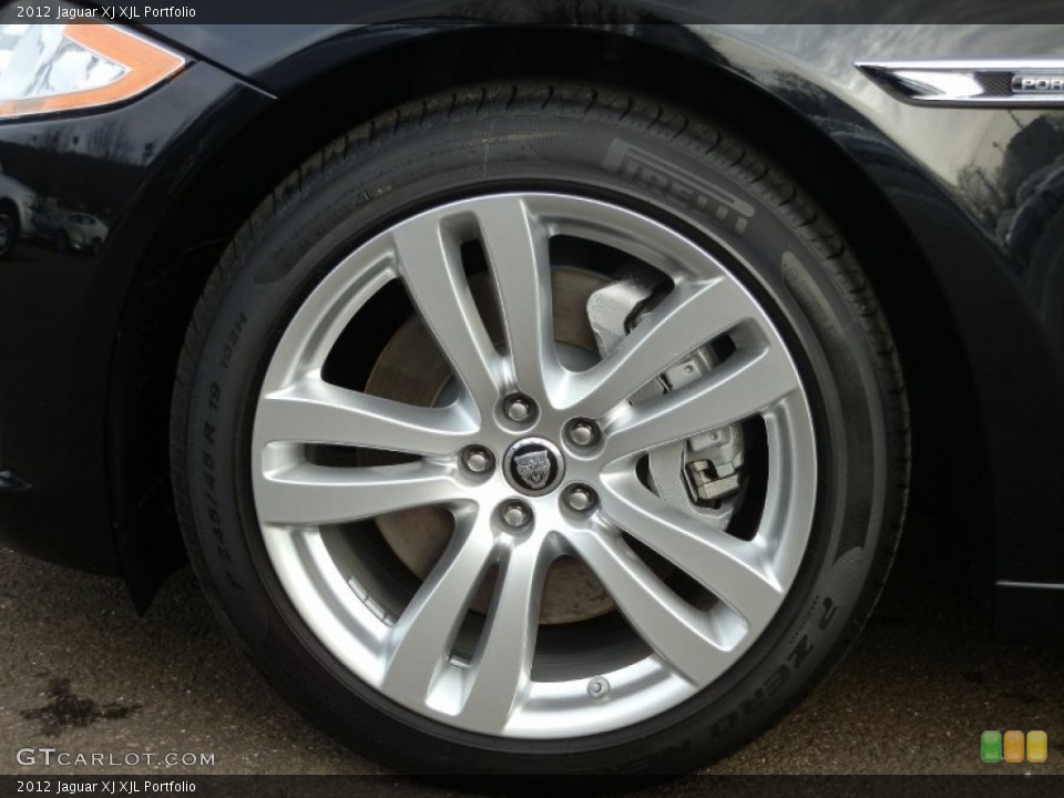 2012 Jaguar XJ XJL Portfolio Wheel and Tire Photo #59102309