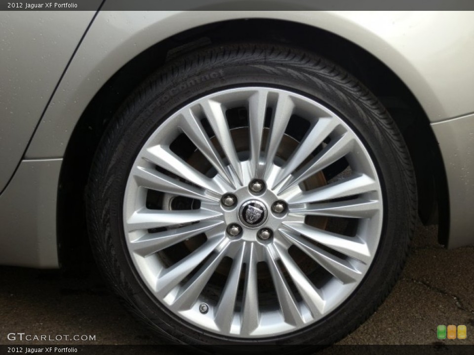 2012 Jaguar XF Portfolio Wheel and Tire Photo #59102438