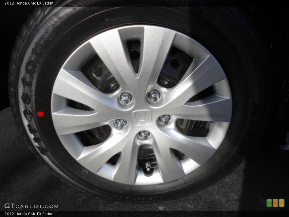 2012 Honda Civic EX Sedan Wheel and Tire Photo #59104052