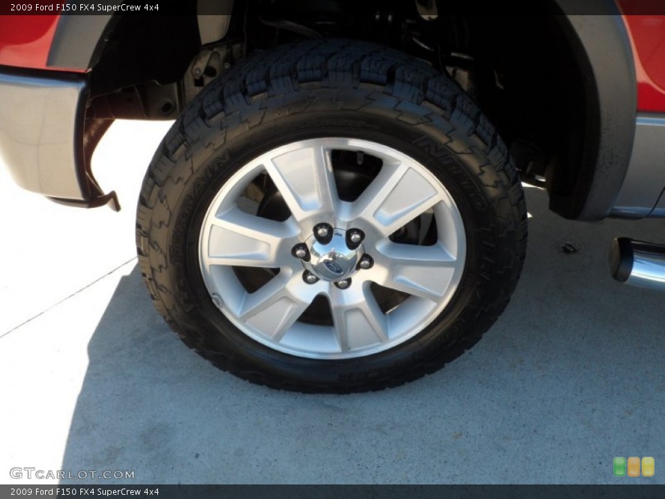 2009 Ford F150 FX4 SuperCrew 4x4 Wheel and Tire Photo #59106008