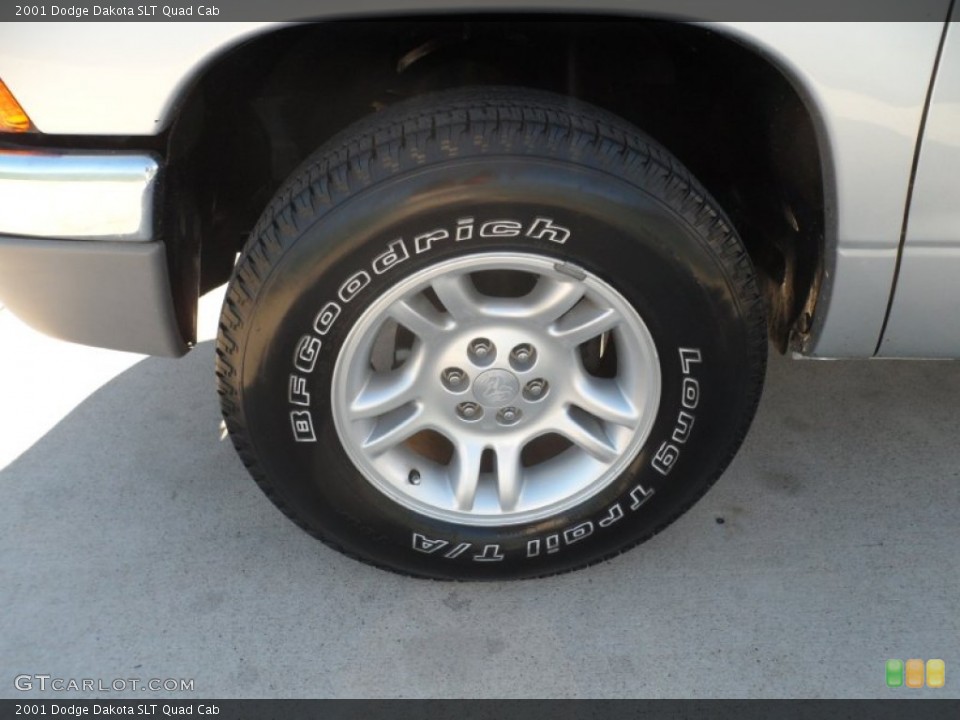 2001 Dodge Dakota SLT Quad Cab Wheel and Tire Photo #59108768