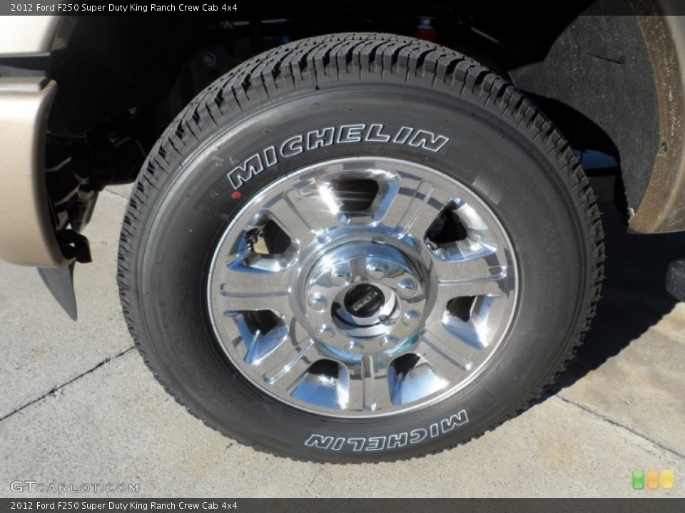 2012 Ford F250 Super Duty King Ranch Crew Cab 4x4 Wheel and Tire Photo #59112500