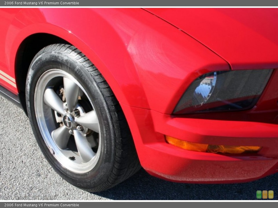 2006 Ford Mustang V6 Premium Convertible Wheel and Tire Photo #59114117