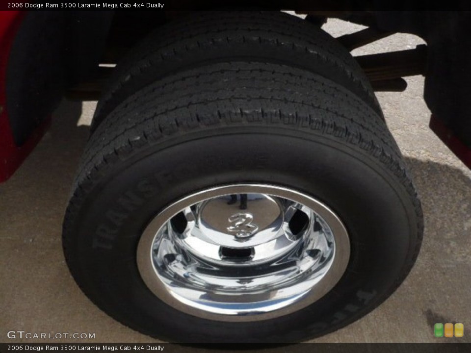 2006 Dodge Ram 3500 Laramie Mega Cab 4x4 Dually Wheel and Tire Photo #59120077