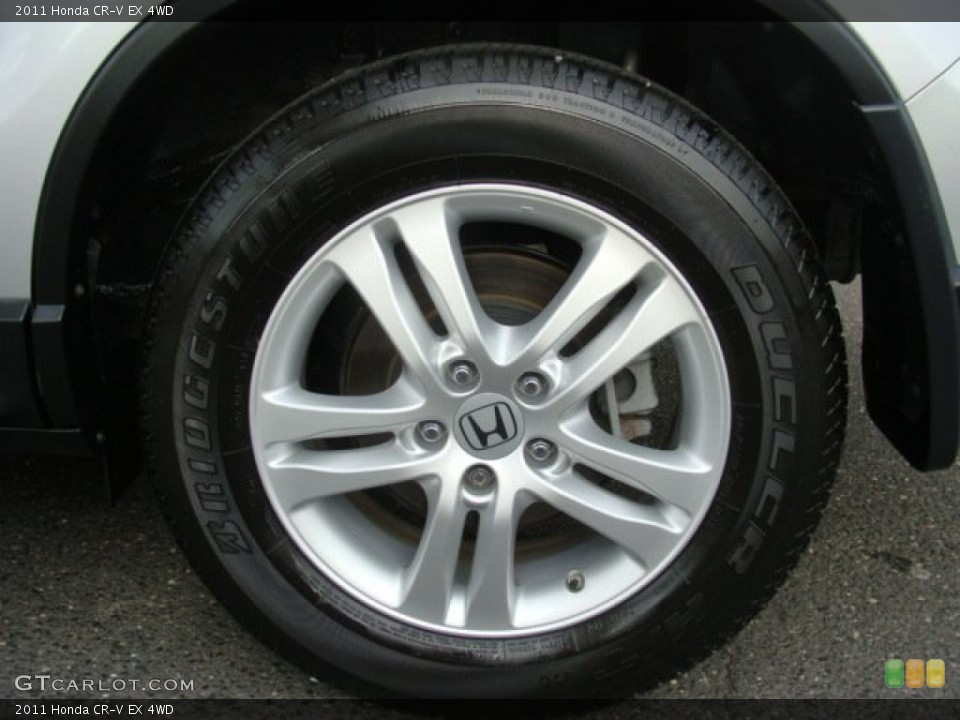 2011 Honda CR-V EX 4WD Wheel and Tire Photo #59126203