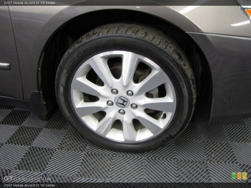 2007 Honda Accord LX V6 Sedan Wheel and Tire Photo #59126772