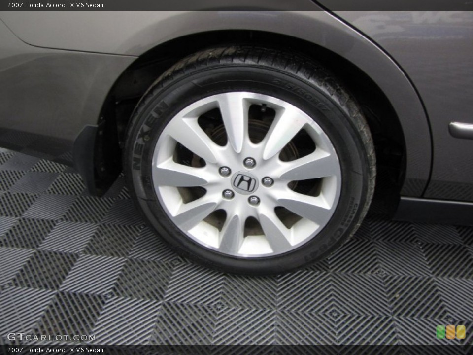 2007 Honda Accord LX V6 Sedan Wheel and Tire Photo #59126785